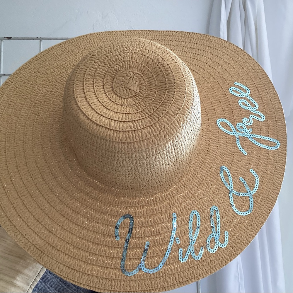 Wide Brim Sun Hat Wild & Free Straw